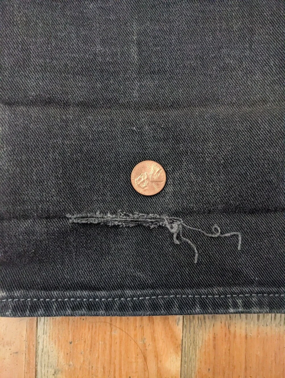 Vintage Levi's Matchstick Skinny Jeans Black 32x32